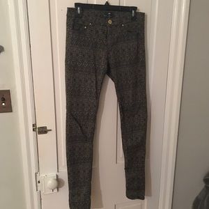 Aztec Print Jeans - Size 8 (EUC)